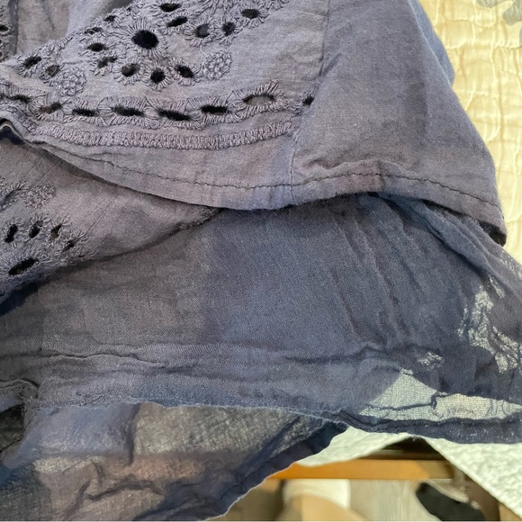 REBELLION Lace Boho Romper Lace Bell Sleeves Medium NWOT - Picture 5 of 9